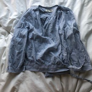 Madewell seersucker blouse